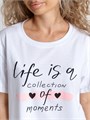 Хлопковая пижама с шортами и футболкой Пижама4-сердце на розовом_Life