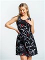 Хлопковый сарафан Сарафан2-черные узоры