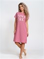 Туника домашняя женская Туника1-BMR-красные квадратики_Picnic Chic
